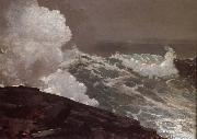 Winslow Homer Vent du nord-est oil painting artist